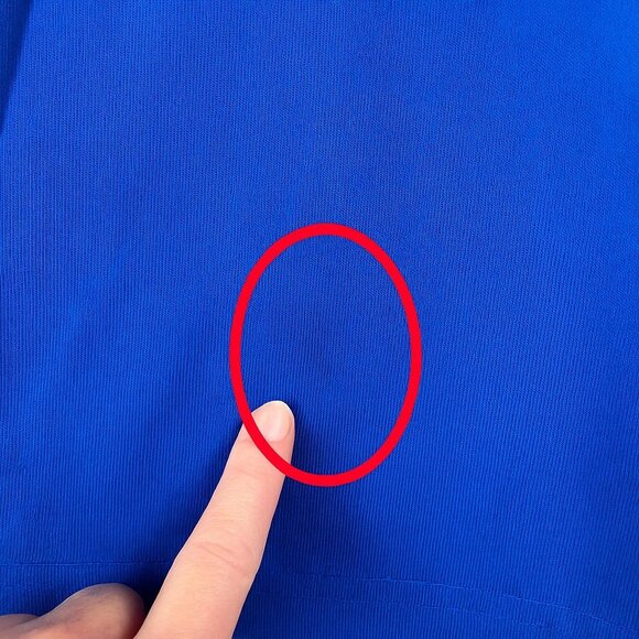 Vintage Mickey Inc Disney Parks Tee L Embroidered Goofy Donald 90s Royal Blue - Picture 3 of 7